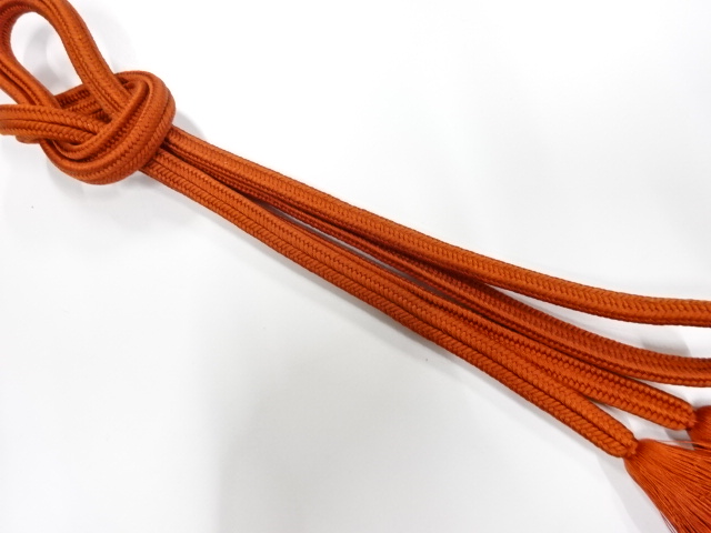 正絹　無形文化財　道明製　手組帯締め